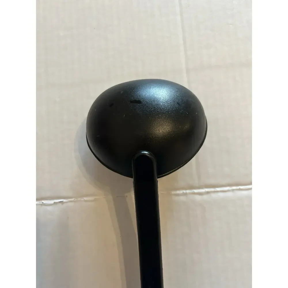 Vintage EKCO Gravy Ladle‎ Nylon Plastic White Black 12” Length